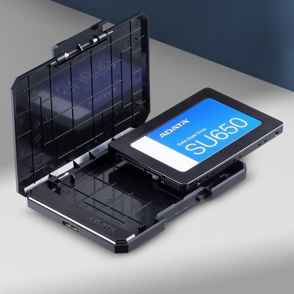 Внешний карман для накопителя A-DATA EC600 для 2.5'' HDD/SSD USB3.2 Gen2 Black 475043696 фото