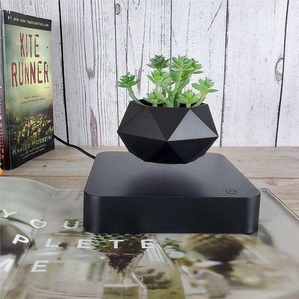 Магнітний левітаційний горщик для рослин HCNT Magnetic Levitating Pot M10-GW4 Black 134655082 фото