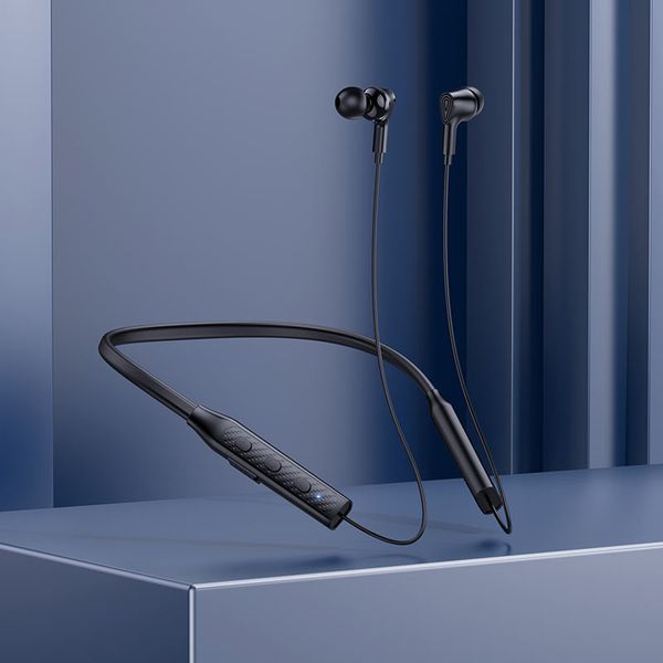 Бездротові спортивні навушники BOROFONE BE59 Rhythm neckband BT earphones Black 969822446 фото