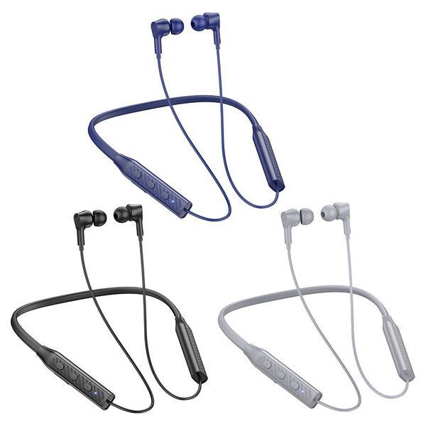 Бездротові спортивні навушники BOROFONE BE59 Rhythm neckband BT earphones Black 969822446 фото