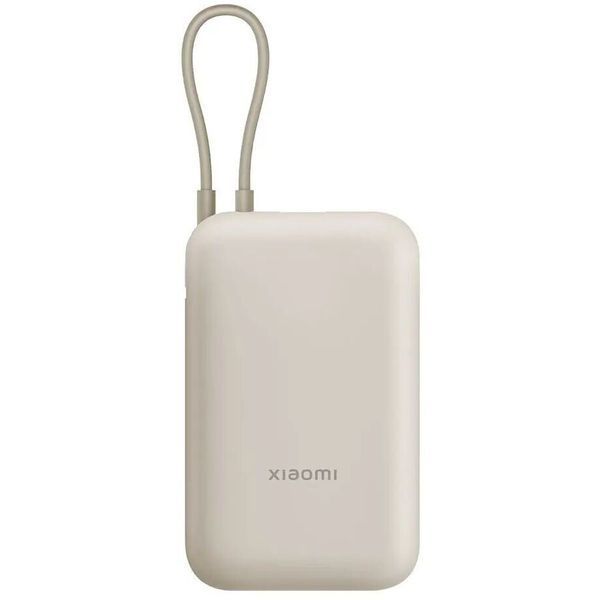 Зовнішній акумулятор Xiaomi Power Bank 10000mAh (Integrated Cable) Tan GL 734309176 фото