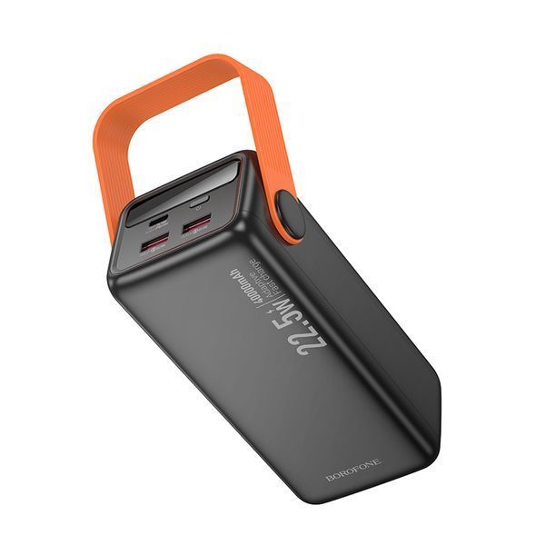 Зовнішній акумулятор BOROFONE BJ66 Magnifico 22.5W+PD20W fully compatible power bank (40000mAh) Black 177306595 фото