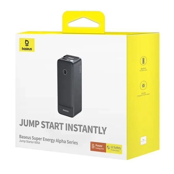 Автомобільний пуско-зарядний пристрій Baseus Super Energy Alpha Series Jump Starter 600A Cosmic Black 379139923 фото