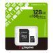 Карта памяти microSDXC (UHS-1) Kingston Canvas Select Plus Gen3 128Gb class 10 А1 (R-150MB/s) (adapter SD) 728086377 фото 2