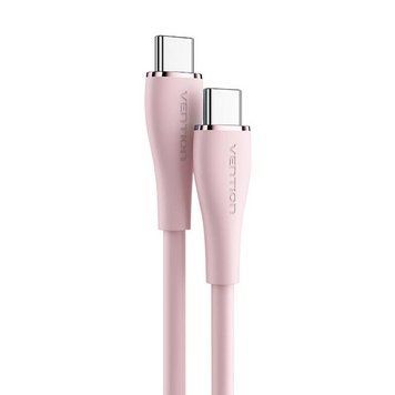Кабель Vention USB 2.0 C Male to C Male 5A Cable 1M Pink Silicone Type (TAWPF) 534246872 фото