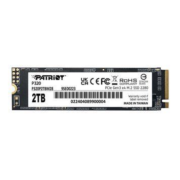 Накопичувач SSD M.2 Patriot P320 2TB NVMe 2280 Gen3.0 x4 3D TLC 288504139 фото