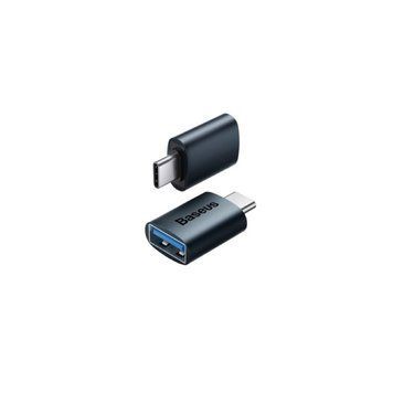 Адаптер Baseus Ingenuity Series Mini OTG Adaptor Type-C to USB-A 3.1 Blue 508786955 фото