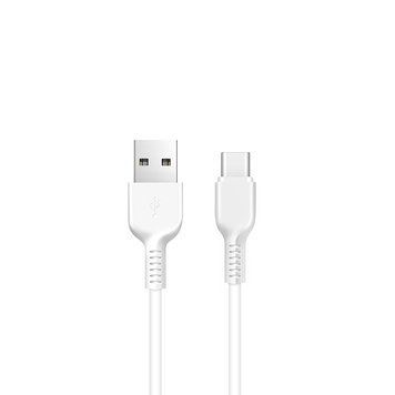 Кабель HOCO X20 USB to Type-C 2A, 3m, PVC, TPE connectors, White 108569489 фото