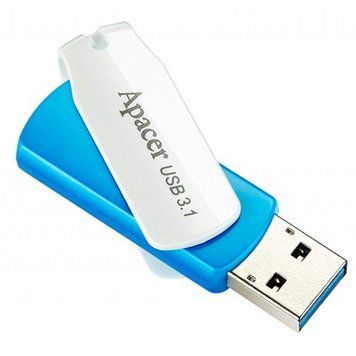 Флеш-накопитель Apacer USB 3.2 Gen 1 AH357 64GB Blue 106236365 фото