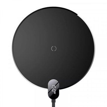 Беспроводное зарядное устройство Baseus Digital LED Display Gen 2 Wireless Charger 15W Black 766224343 фото