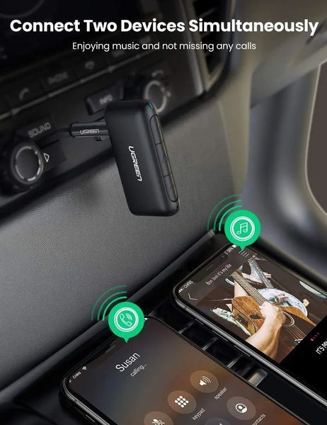 Bluetooth-ресивер UGREEN CM276 Bluetooth 5.0 Receiver Audio Adapter 603930509 фото