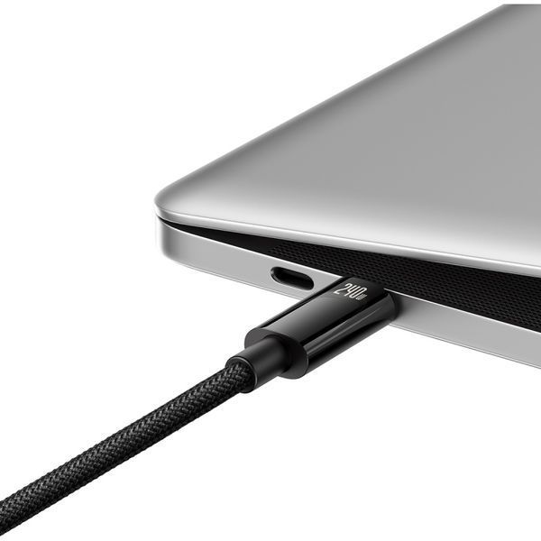 Кабель Baseus Tungsten Gold Fast Charging Data Cable Type-C to Type-C 240W 3m Black 892570717 фото