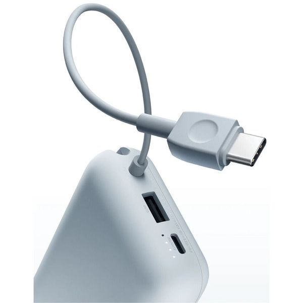 Зовнішній акумулятор Xiaomi Power Bank 10000mAh (Integrated Cable) Ice Blue GL 296315505 фото