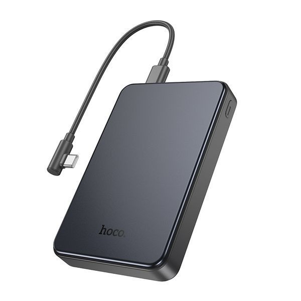 Зовнішній акумулятор HOCO J170 Starlight 22.5W+PD20W fully compatible power bank with cable(10000mAh) Metal Gray 158374338 фото