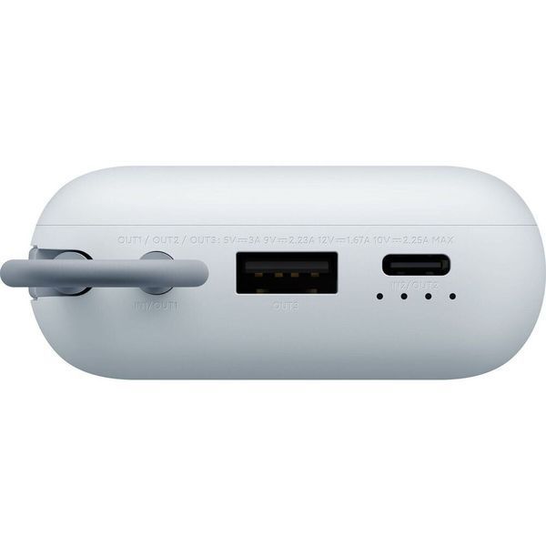 Зовнішній акумулятор Xiaomi Power Bank 10000mAh (Integrated Cable) Ice Blue GL 296315505 фото