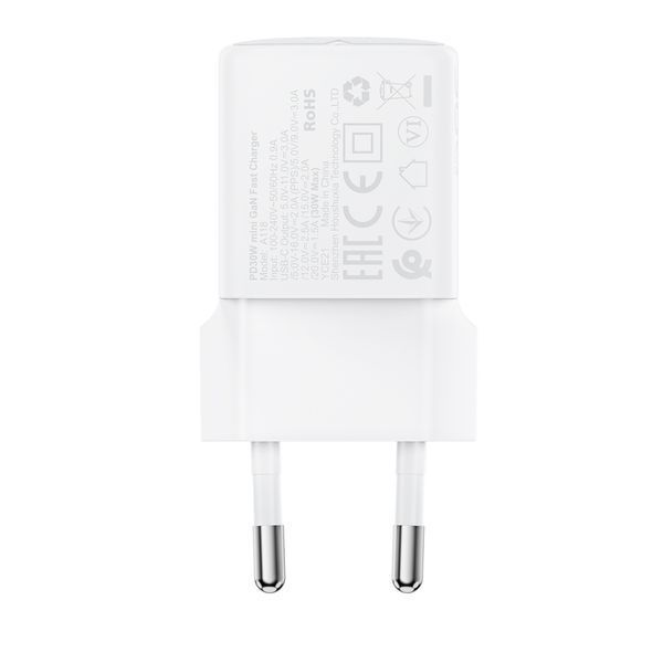 Сетевое зарядное устройство ACEFAST A118 PD30W mini GaN USB-C fast charger 442004717 фото