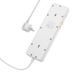 Мережевий подовжувач HOCO AC13A Talento 5-position socket(1C3A) (1,5 m) White 340300641 фото 4