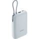 Зовнішній акумулятор Xiaomi Power Bank 10000mAh (Integrated Cable) Ice Blue GL 296315505 фото 1