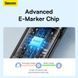 Кабель Baseus Tungsten Gold Fast Charging Data Cable Type-C to Type-C 240W 3m Black 892570717 фото 13
