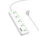 Мережевий подовжувач HOCO AC13A Talento 5-position socket(1C3A) (1,5 m) White 340300641 фото 2