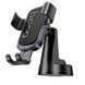 Автодержатель для телефона HOCO H81 Vista Gravity Car holder (center console) Black Metal Gray 969318665 фото 1