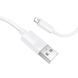 Кабель BOROFONE BX123 Leya silicone charging data cable iP White 651477629 фото 3