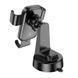 Автодержатель для телефона HOCO H81 Vista Gravity Car holder (center console) Black Metal Gray 969318665 фото 5