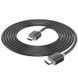 Кабель HOCO US08 HDTV 2.0 male-to-male 4K HD data cable(L=3M) Black 382499838 фото 5