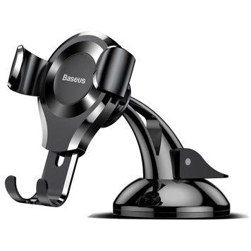 Автодержатель для телефона Baseus Osculum Type Gravity Car Mount Black 126504296 фото