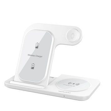 Бездротовий зарядний пристрій WUW-C250 3 in 1 desktop foldable wireless charger 509052754 фото