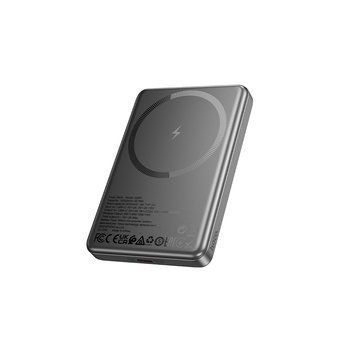 Зовнішній акумулятор HOCO Q26A Joy PD20W magnetic fast charging power bank(10000mAh) metal gray 411163830 фото