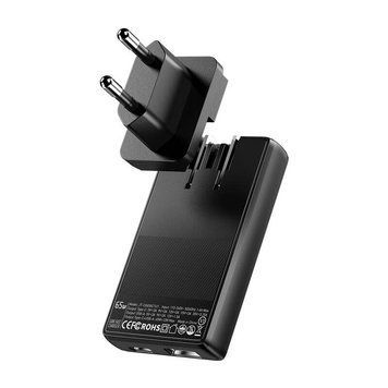 Мережевий зарядний пристрій ESSAGER Ultra Thin Gan 65W 1C1A BLACK 325347252 фото