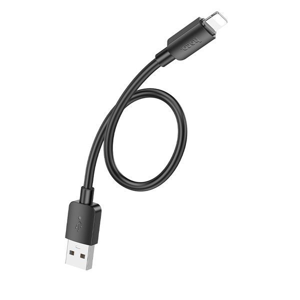 Кабель HOCO X96 Hyper charging data cable iP (L=0.25M) Black 970412653 фото