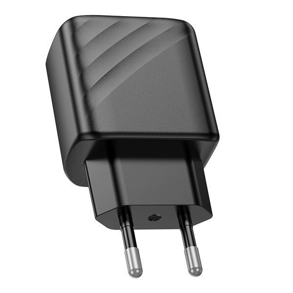 Мережевий зарядний пристрій HOCO CS21A Rich single port QC3.0 charger Black 417309447 фото
