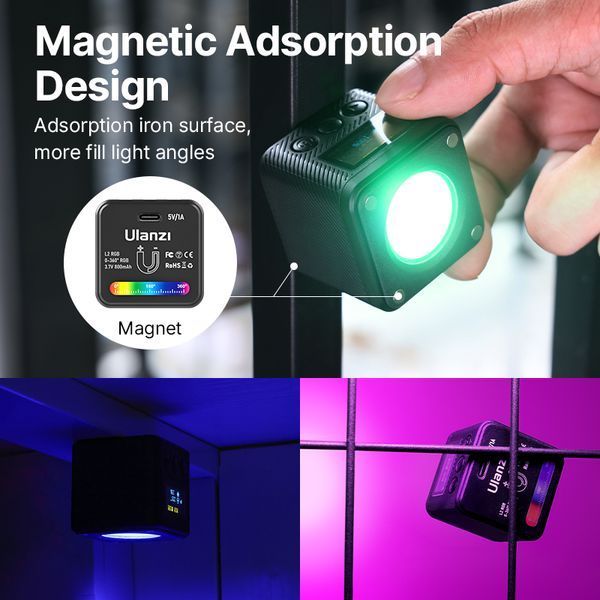 Відеосвітло Ulanzi Vijim L2 RGB COB VEDIO LIGHT, 4W (UV-2878 L2 RGB) 914452112 фото