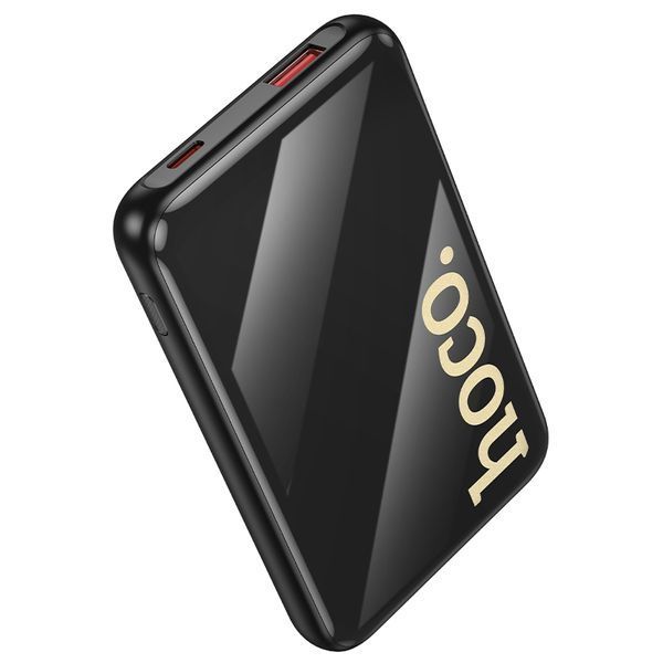 Зовнішній акумулятор HOCO Q37 Graceful 22.5W+PD20W power bank with two cables(10000mAh) Black 109313228 фото