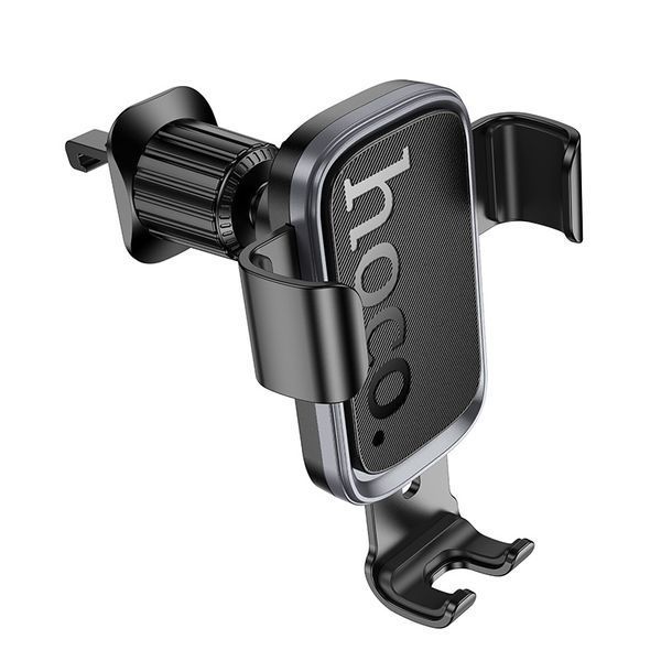 Автотримач для телефона HOCO H80 Vista gravity car holder (air outlet) Black Metal Gray 707781032 фото
