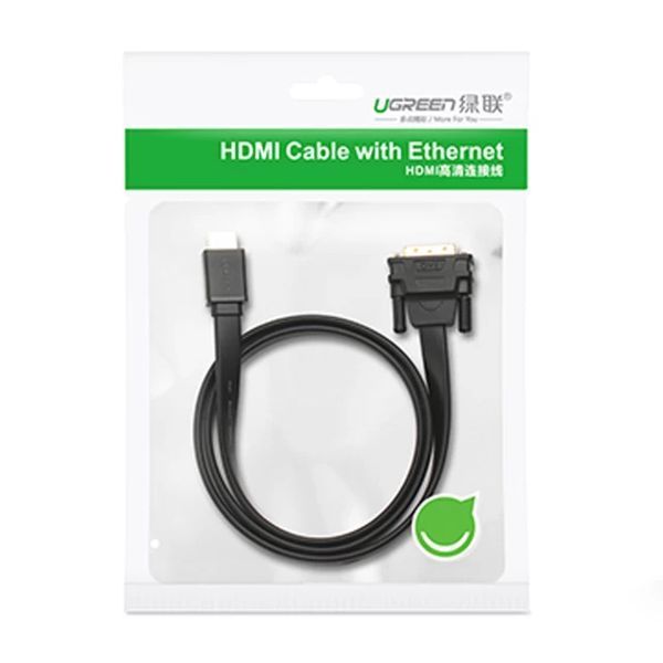 Кабель UGREEN HD106 HDMI to DVI Cable 2m (Black) (UGR-10135) 528334452 фото