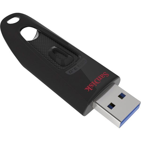 Флеш-накопичувач SanDisk USB 3.0 Ultra 128Gb (130Mb/s) Black 673103674 фото