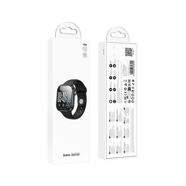 Смарт-годинник HOCO Y30 50mm. 230 mAh. IP67 Smart sports watch(call version) Black 540059074 фото