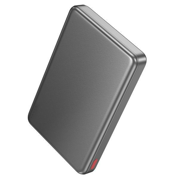 Зовнішній акумулятор HOCO Q26A Joy PD20W magnetic fast charging power bank(10000mAh) metal gray 411163830 фото