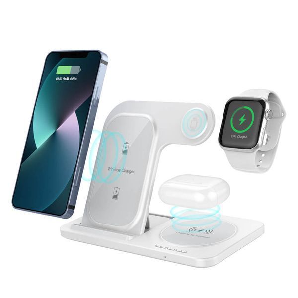 Беспроводное зарядное устройство WUW-C250 3 in 1 desktop foldable wireless charger 509052754 фото