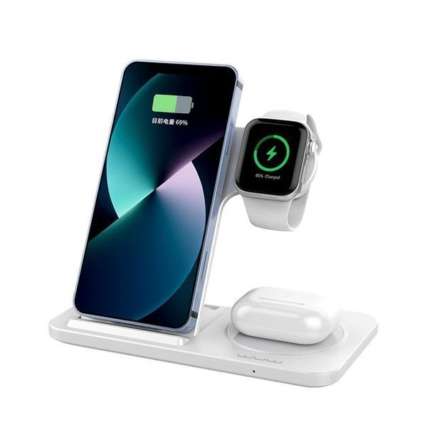 Беспроводное зарядное устройство WUW-C250 3 in 1 desktop foldable wireless charger 509052754 фото