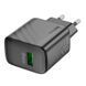 Мережевий зарядний пристрій HOCO CS21A Rich single port QC3.0 charger Black 417309447 фото 5