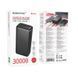 Зовнішній акумулятор BOROFONE BJ80B Clever 22.5W+PD20W fully compatible power bank(30000mAh) Black 109462132 фото 2