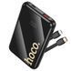 Зовнішній акумулятор HOCO Q37 Graceful 22.5W+PD20W power bank with two cables(10000mAh) Black 109313228 фото 1
