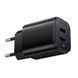 Мережевий зарядний пристрій BOROFONE BAS81A Star dual-port charger (EU) Black 106509843 фото 3