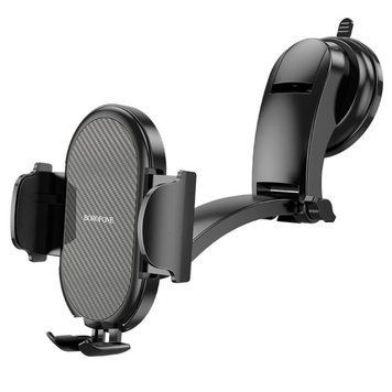 Автодержатель для телефона BOROFONE BH73 Charm press type center console car holder Black 822845257 фото