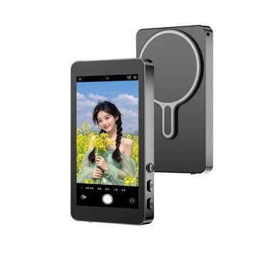 Додатковий екран Magnetic selfie screen RK-X40L камери смартфона Black 334819160 фото