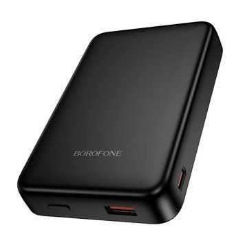 Зовнішній акумулятор BOROFONE BJ82A Dawn PD20W magnetic power bank(10000mAh) Black 732953819 фото